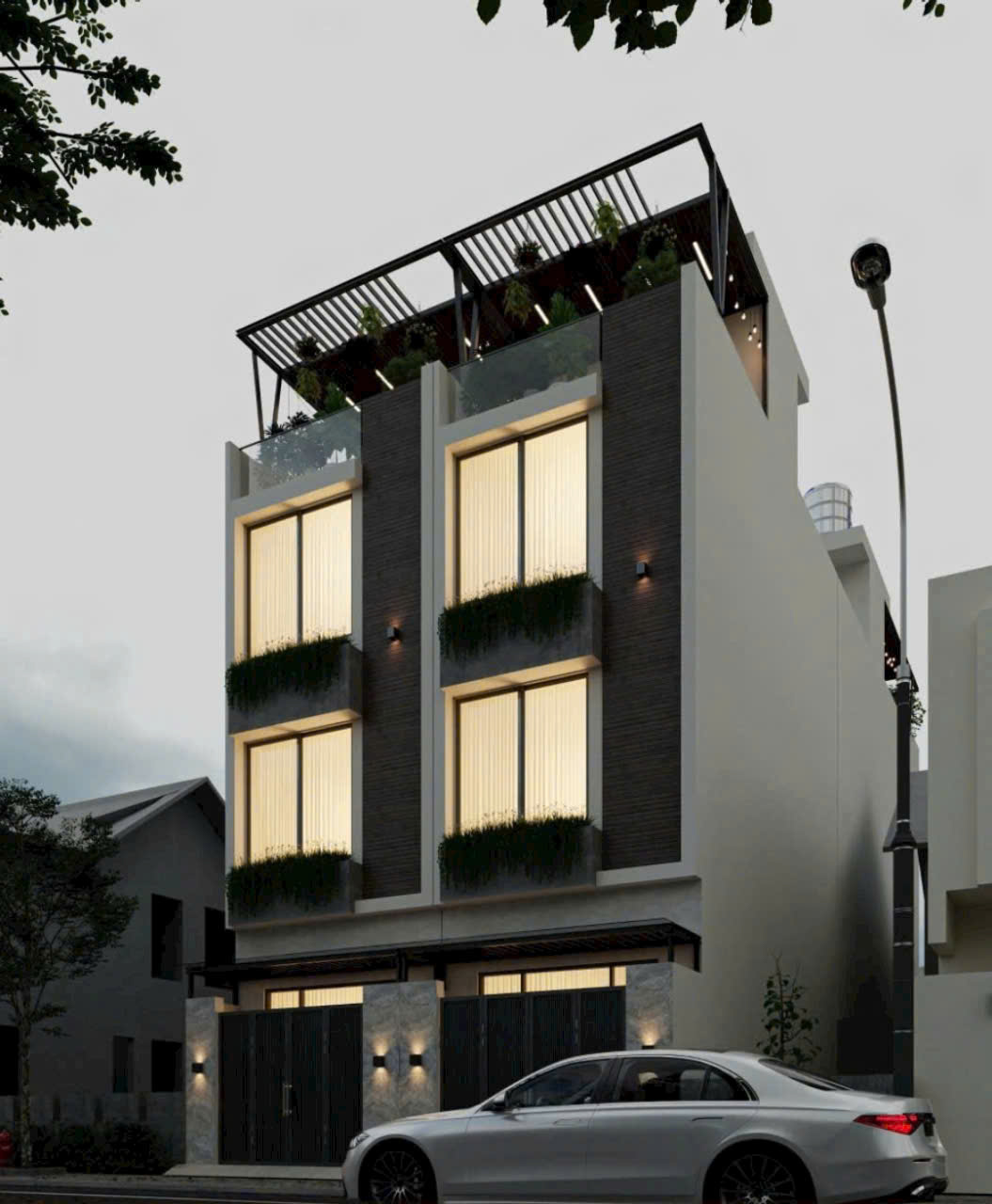 Bán nhà mới xây hẽm Hiền Vương ( 4x10m) 2 lầu,sân thượng. Giá 5,7 tỷ