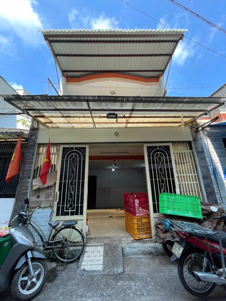 Bán nhà 1 lầu hẻm xe hơi thông khu gò xoài giá