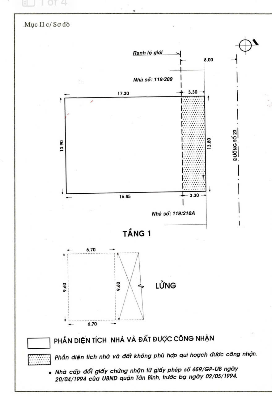 Nhà mặt tiền Lê Lăng – 13.8x20.5m – Lửng 3 lầu – Có thang máy – Giá 45 tỷ