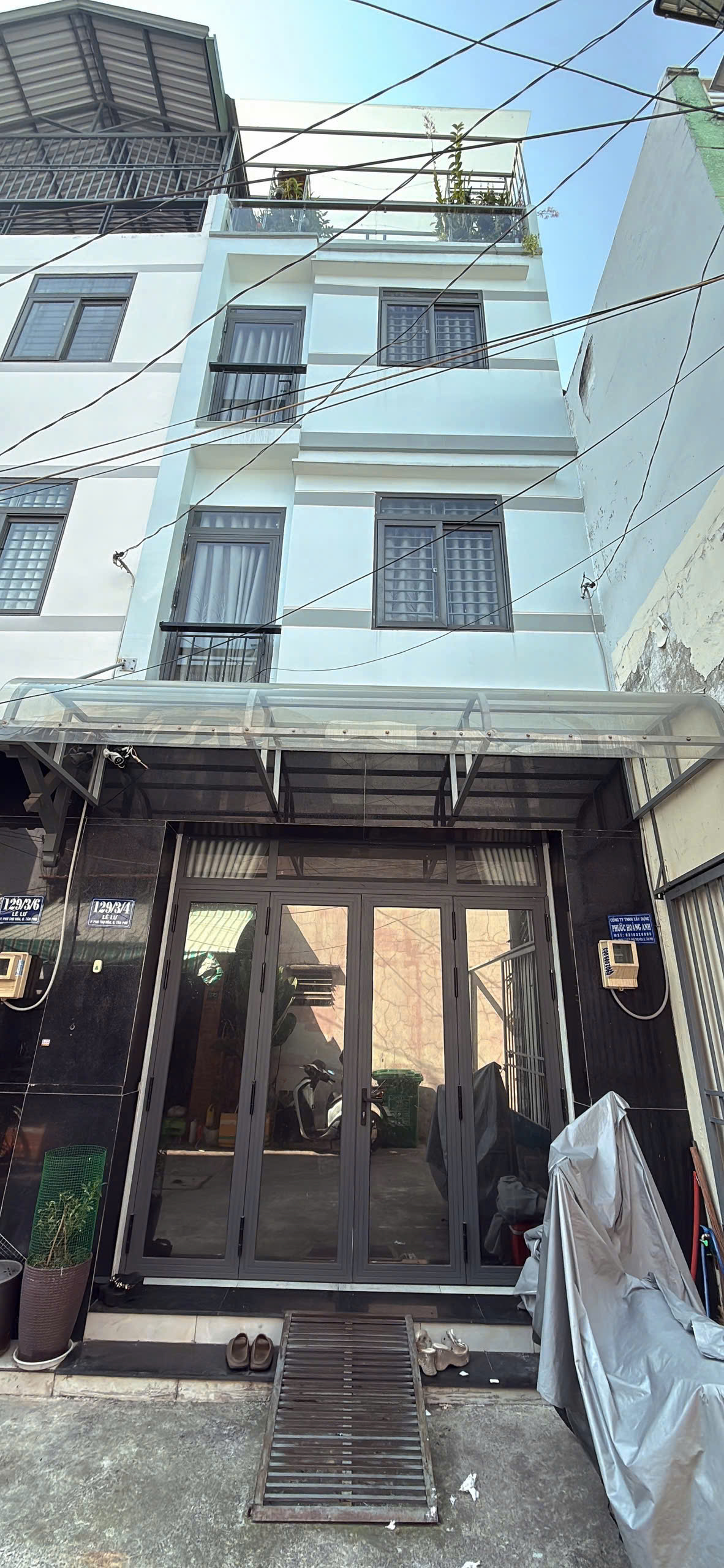 Bán nhà mới hẻm 129/Lê Lư_p.Phú Thọ Hoà_Tân Phú. 2 lầu,DT: 4x10m, Giá 5.85 tỷ tl