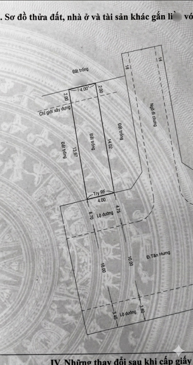 🔥BÁN NHÀ MẶT TIỀN TÂN HƯƠNG - đường 16m - gần chợ gần Nhà Thờ– DT 4×16M – GIÁ 12.8 TỶ TL