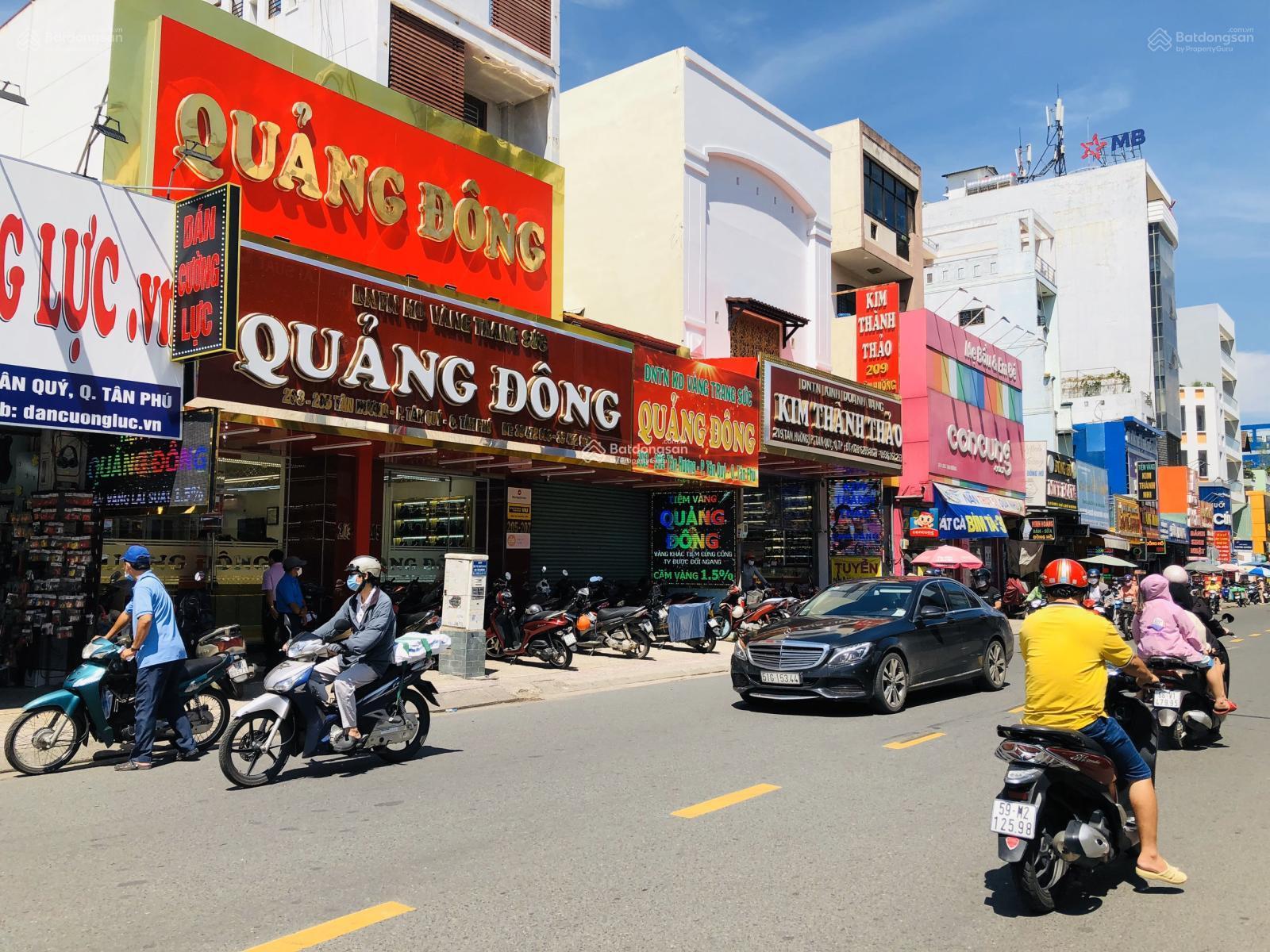 Bán nhà mặt tiền đường Tân Hương (4x18m vuông vức) Nhà 2 Tầng, giá chỉ: 11.5 tỷ (tin thật)