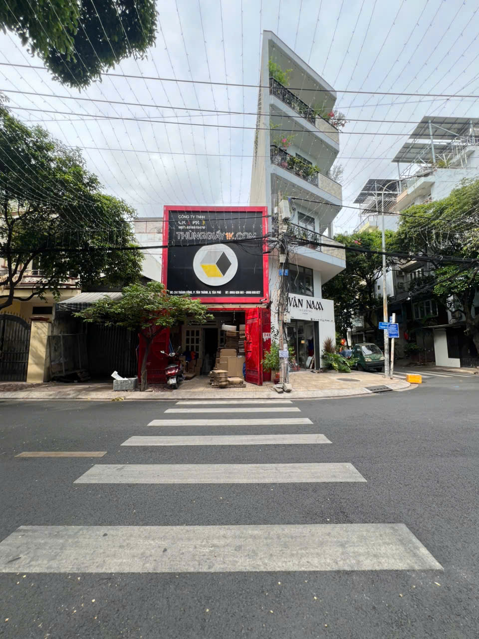 bán nhà mặt tiền thông đường Thành Công Phường Tân Thành Quận Tân Phú 4x10m 1 lầu tiện vào ở 6.9 tỷ