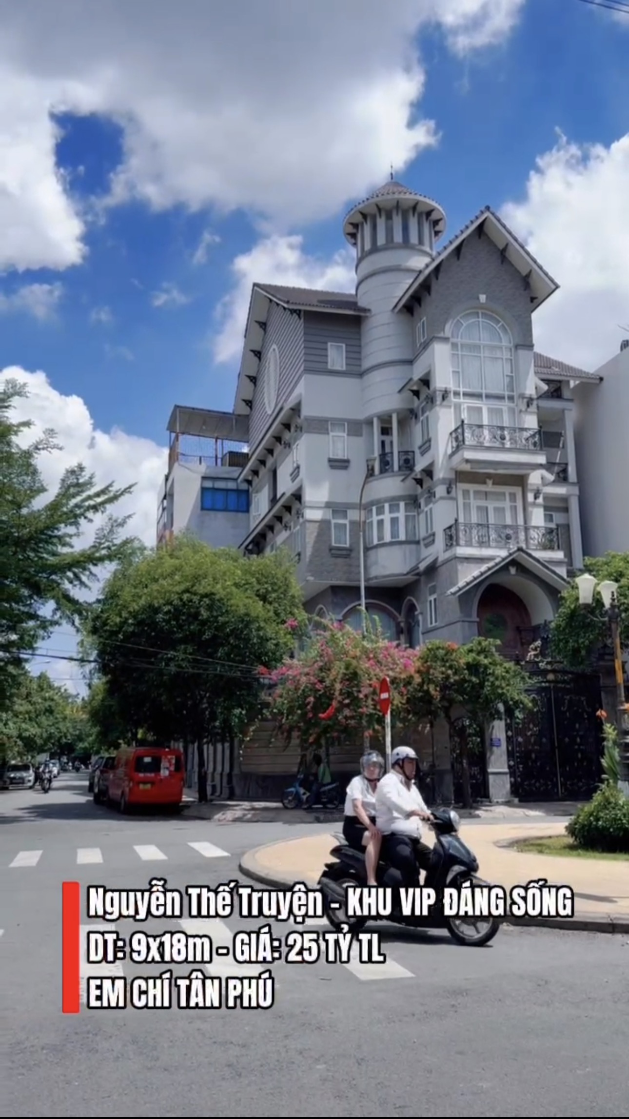 HẺM VÍP 12M THÔNG KHU BIỆT THỰ NGUYỄN THẾ TRUYỆN DT: 9x18M ( cấp 4 ) 25 TỶ TL