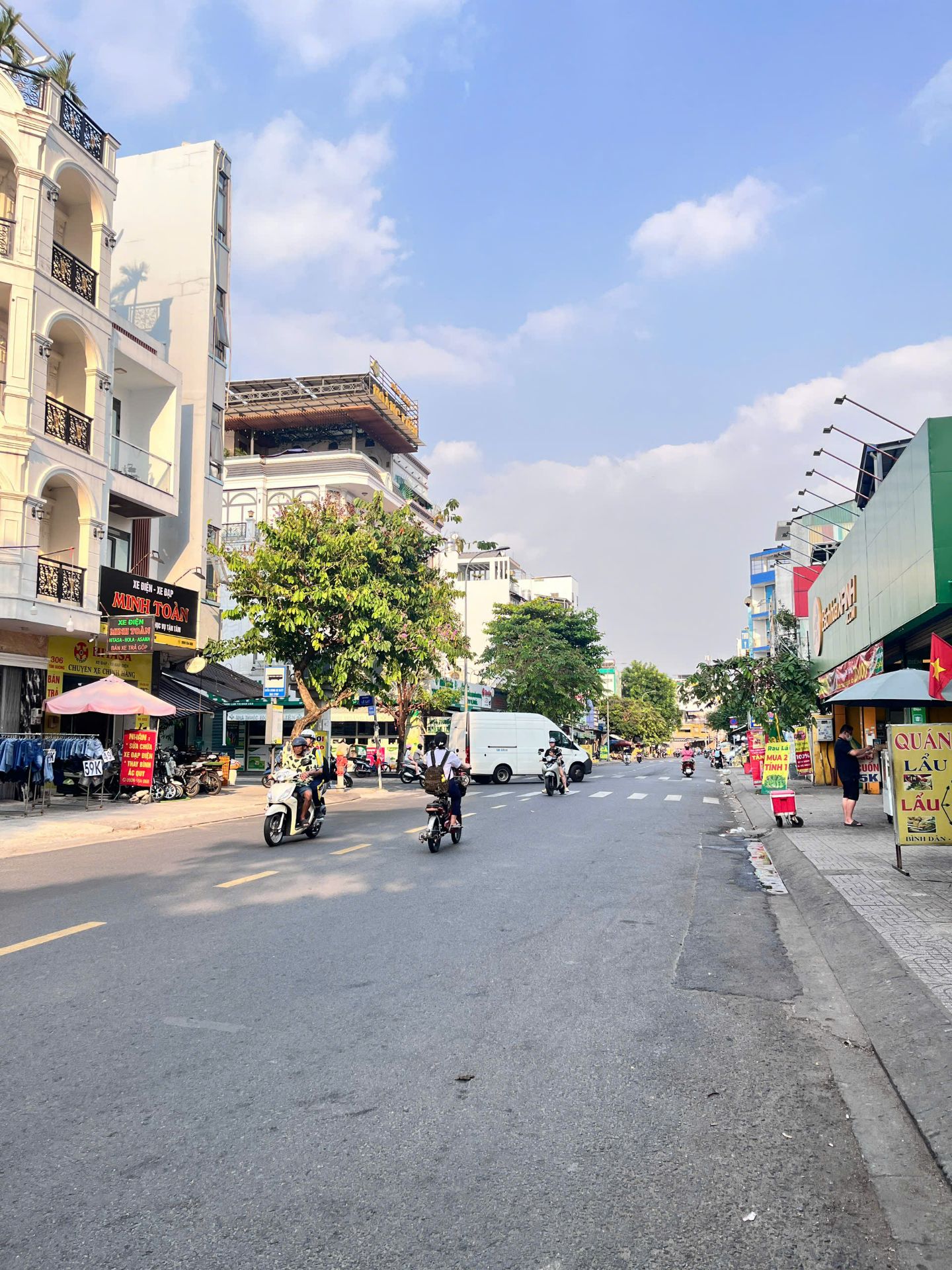 Nhà mặt tiền Tân Hương – 4x16m – cho thuê 17tr/tháng – giá 12.8 tỷ