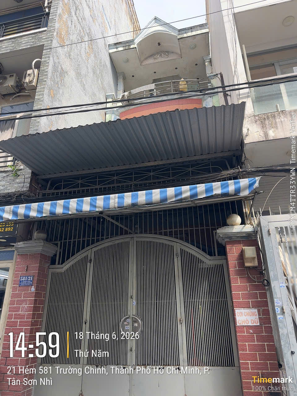 🏆🔥 GIÁP RANH TOD METRO – PHƯỜNG TÂY THẠNH – H8M THÔNG TRƯỜNG CHINH – 4.1x24.5m NH 4.6m – DT 107m²