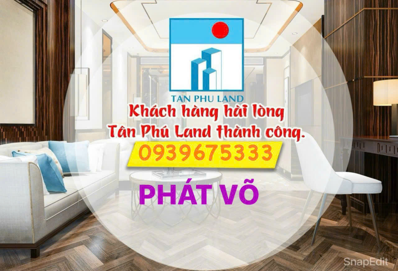 BÁN NHÀ MẶT TIỀN ĐỘC LẬP, TÂN THÀNH, TÂN PHÚ – NGANG 6M – 107,7M² – GIÁ CHỐT 20,9 TỶ