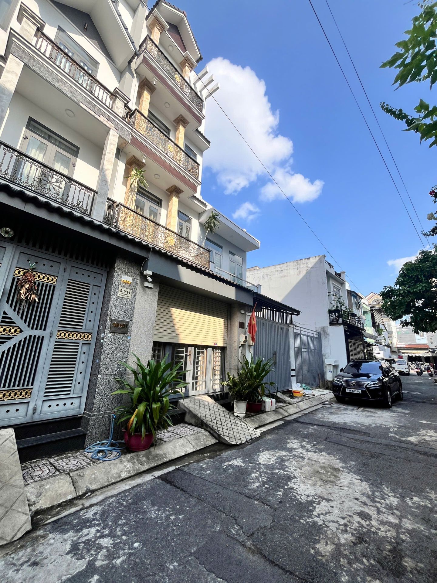 Nhà hẻm thẳng 7m Phú Thọ Hòa. DT 4x16,5m, 2 lầu sân thượng, cách mặt tiền vài căn, giá 7,5 tỷ TL